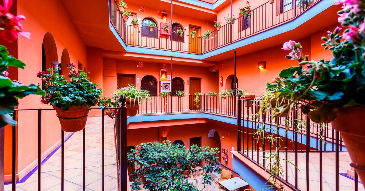 Patio de La Alameda in Sevilla, Spain